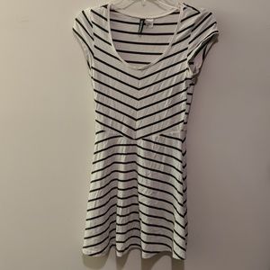 Striped skater dress